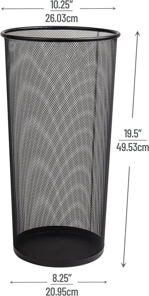 Sinoba Regenschirmhalter Schwarz Metall Moderner Schirmständer - Bild 3