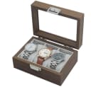 mixed24 Uhrenbox für 3 Uhren mit Glasdeckel Bild 2