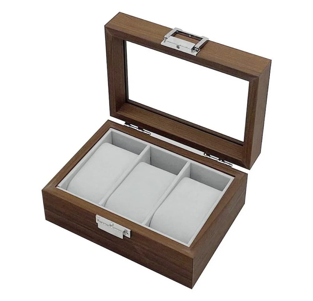 mixed24 Uhrenbox für 3 Uhren mit Glasdeckel - Bild 4