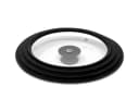mixed24 Pfannendeckel 2er Set Silikon Schwarz Universalgröße 20-30cm Bild 3