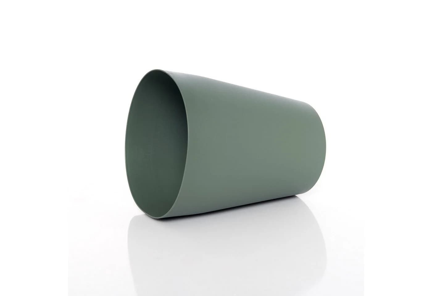 Sinoba Papierkorb rund 12L Grün Kunststoff Modern - Bild 4