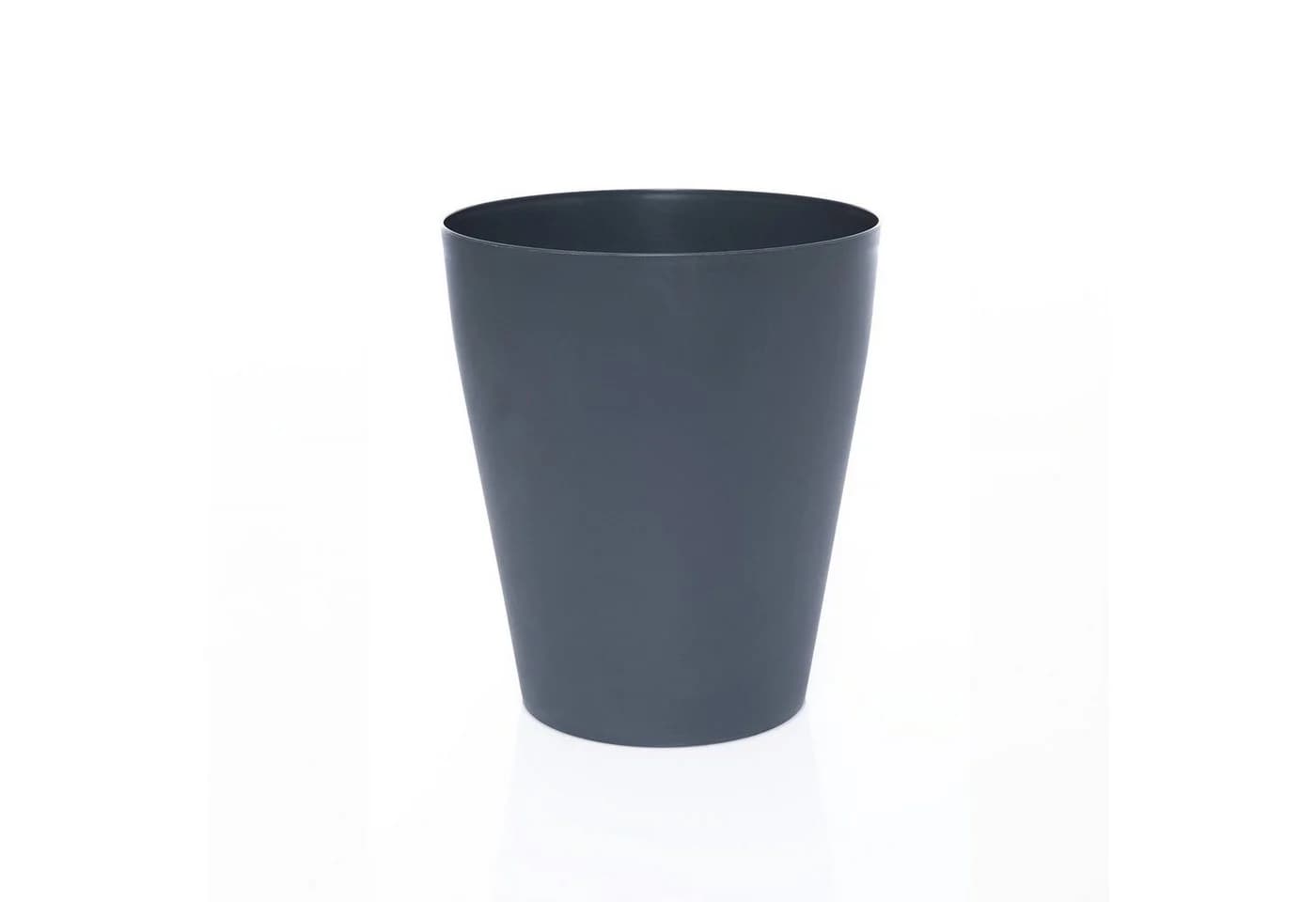 Sinoba Papierkorb rund modern 12L Kunststoff blau/grau - Bild 2