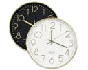 mixed24 Wanduhr 30cm Weiß Gold Schwarz Modern Bild 2