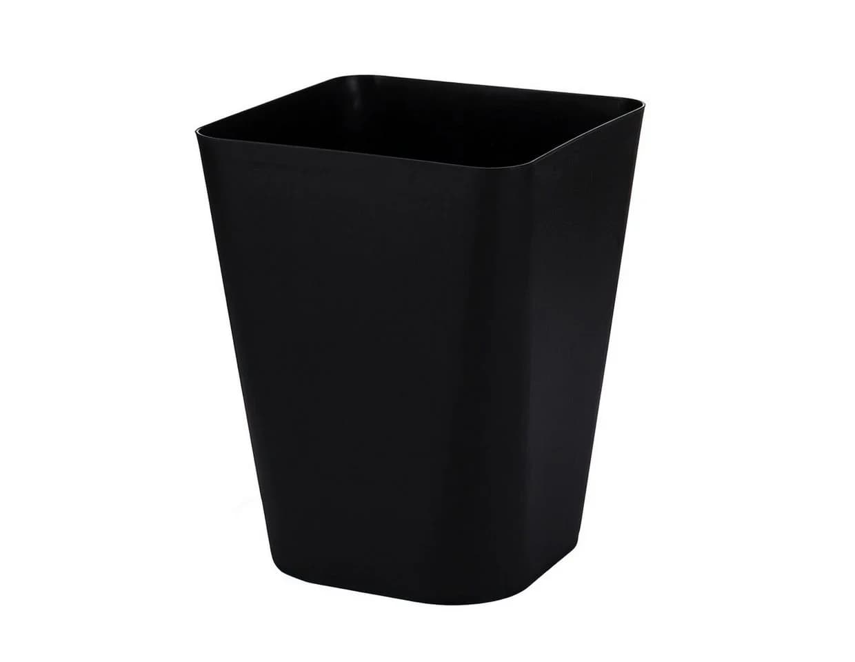 Sinoba Papierkorb 6102 eckig Schwarz Kunststoff - Bild 2