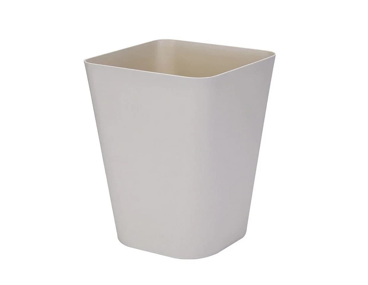 Sinoba Papierkorb moderner Mülleimer 6102 eckig beige - Bild 2