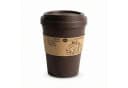 Sinoba Papierkorb XXL Kaffeebecher mit Schwingdeckel 11 Liter Braun Bild 2