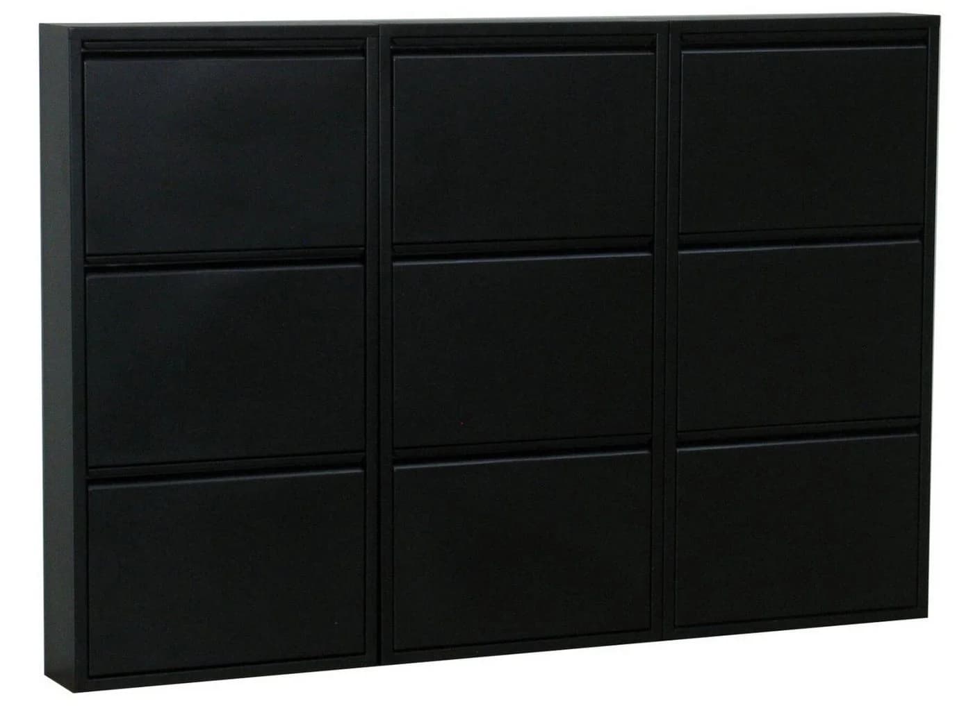 ebuy24 Schuhschrank Pisa 9 Türen Metall Schwarz - Bild 2