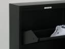 ebuy24 Schuhschrank Pisa 9 Türen Metall Schwarz Bild 4