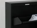 ebuy24 Schuhschrank Pisa 5 Türen Metall Schwarz Bild 1