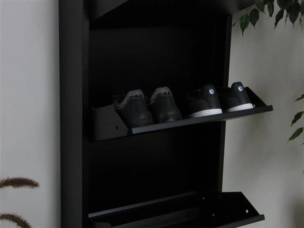 ebuy24 Schuhschrank Pisa 5 Türen Metall Schwarz - Bild 4