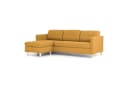 ebuy24 Sofa Marino Chaiselongue Currygelb mit Holzbeinen Bild 5