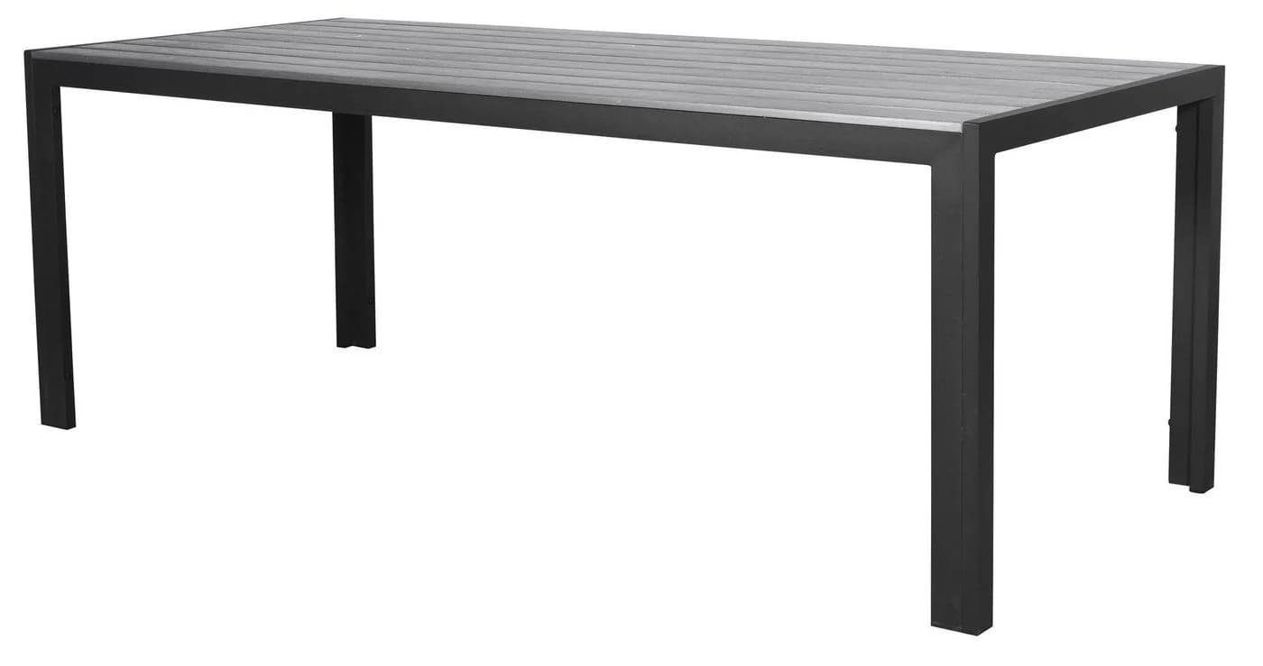 ebuy24 Gartentisch Fall Schwarz/Grau Aluminium HDPE - Bild 3