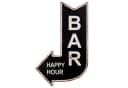 Moritz Metallschild Bar Happy Hours Retro Deko Schwarz Bild 2