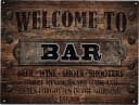 Moritz Metallschild Wine Beer Shots Bar 25 x 33 cm Bild 2