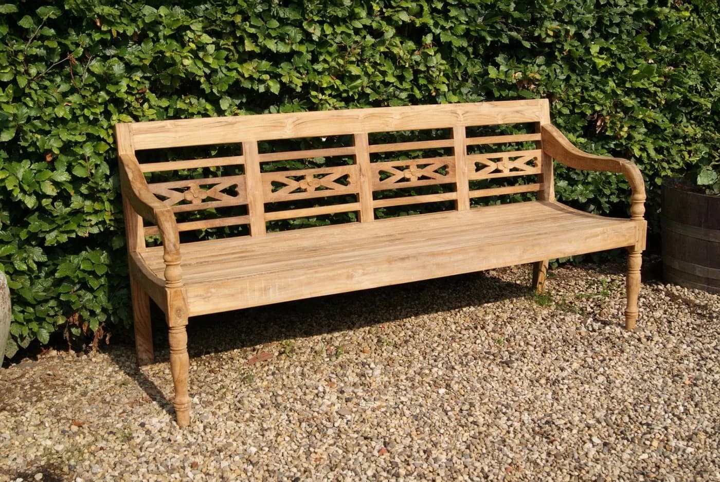 Couchcenter Gartenbank Kasar 4-Sitzer Teakholz - Bild 2