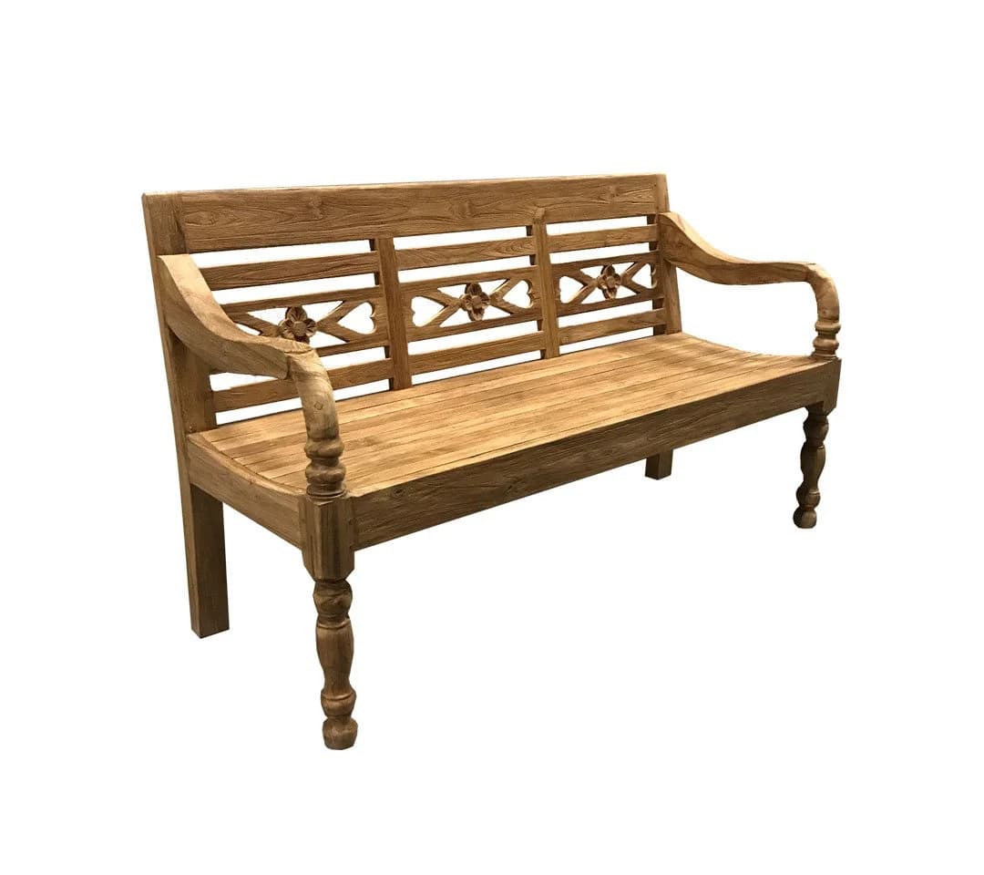 Couchcenter Gartenbank Kasar 150 cm Teakholz