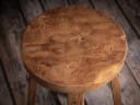 Couchcenter Barhocker Teakholz Massiv Barhocker Rund Semar Bild 3