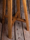 Couchcenter Barhocker Teakholz Massiv Barhocker Rund Semar Bild 4