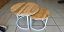 Couchcenter Couchtisch 2er Set Mango Holz Metall Weiß/Schwarz Bild 4