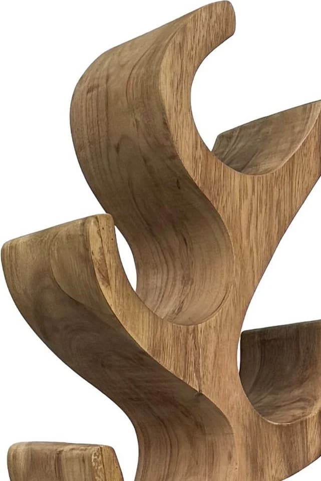 Livingfurn Weinregal Design Massivholz Weinständer Suar Holz - Bild 5