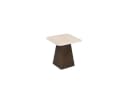 Livingfurn Couchtisch Bottecino Braun Steinoptik Mangoholz Bild 2