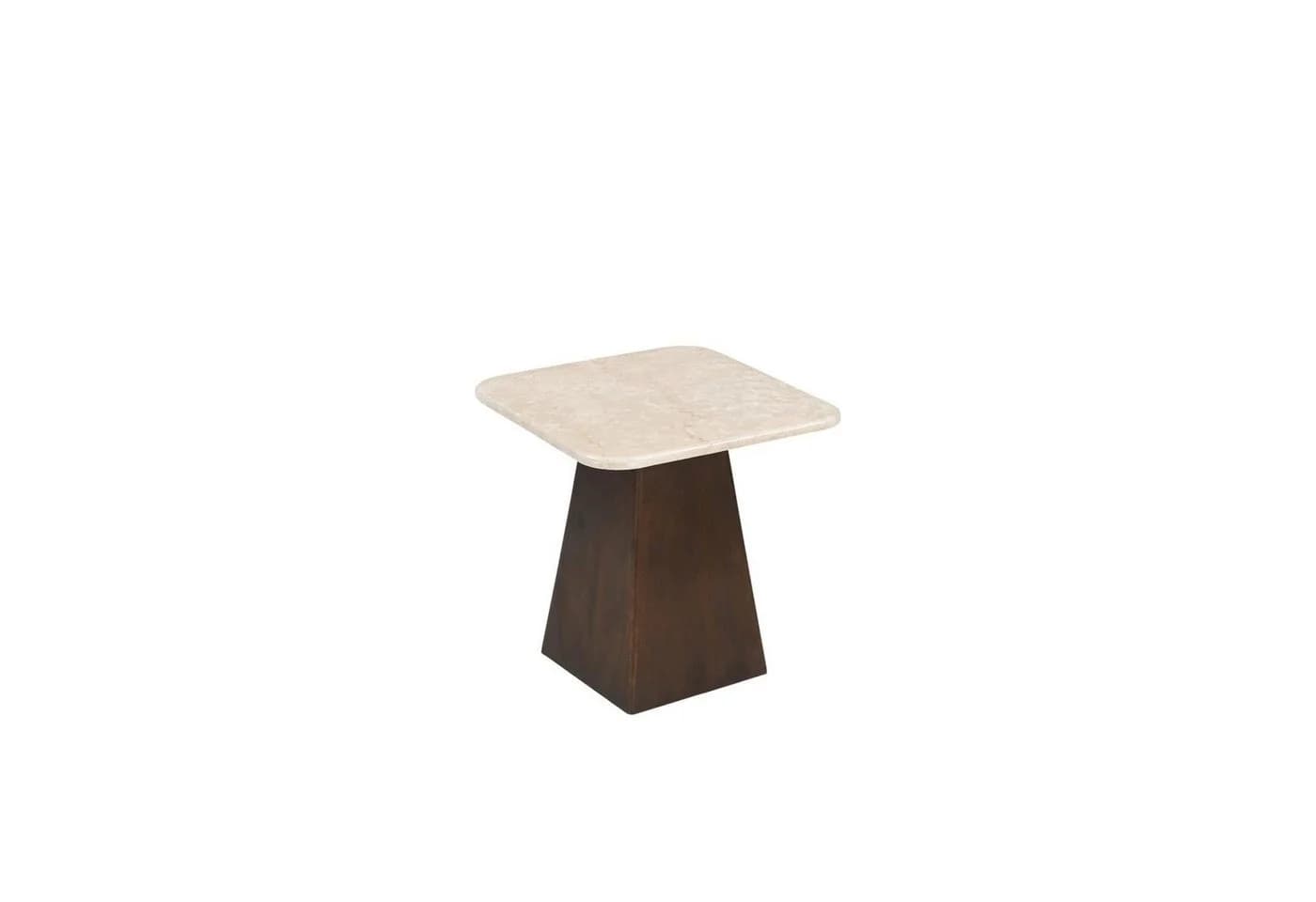 Livingfurn Couchtisch Bottecino Braun Steinoptik Mangoholz - Bild 2