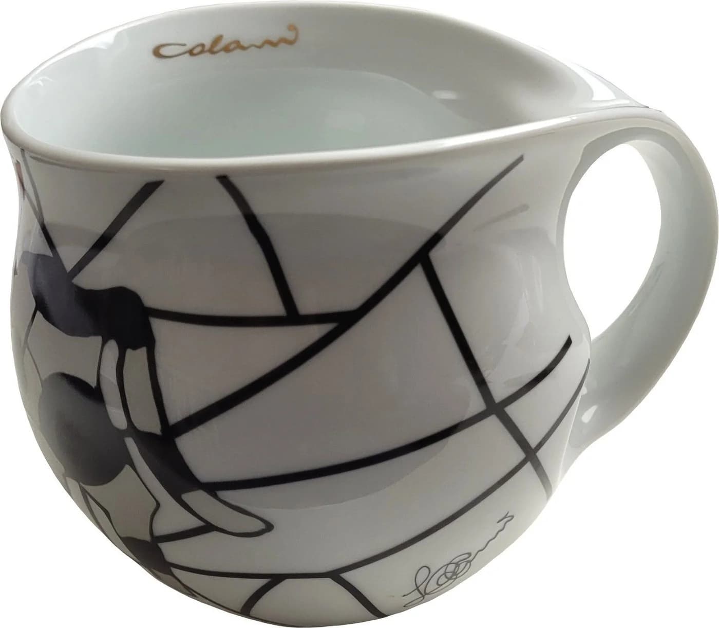 Colani Jumbotasse XXL 550ml Porzellan Silber Luigi Colani Design