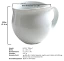 Colani Jumbotasse XXL 550ml Porzellan Silber Luigi Colani Design Bild 3
