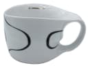 Colani Jumbotasse XXL Tasse Porzellan Loop 450ml Schwarz Bild 1