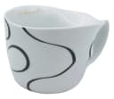Colani Jumbotasse XXL Tasse Porzellan Loop 450ml Schwarz Bild 2