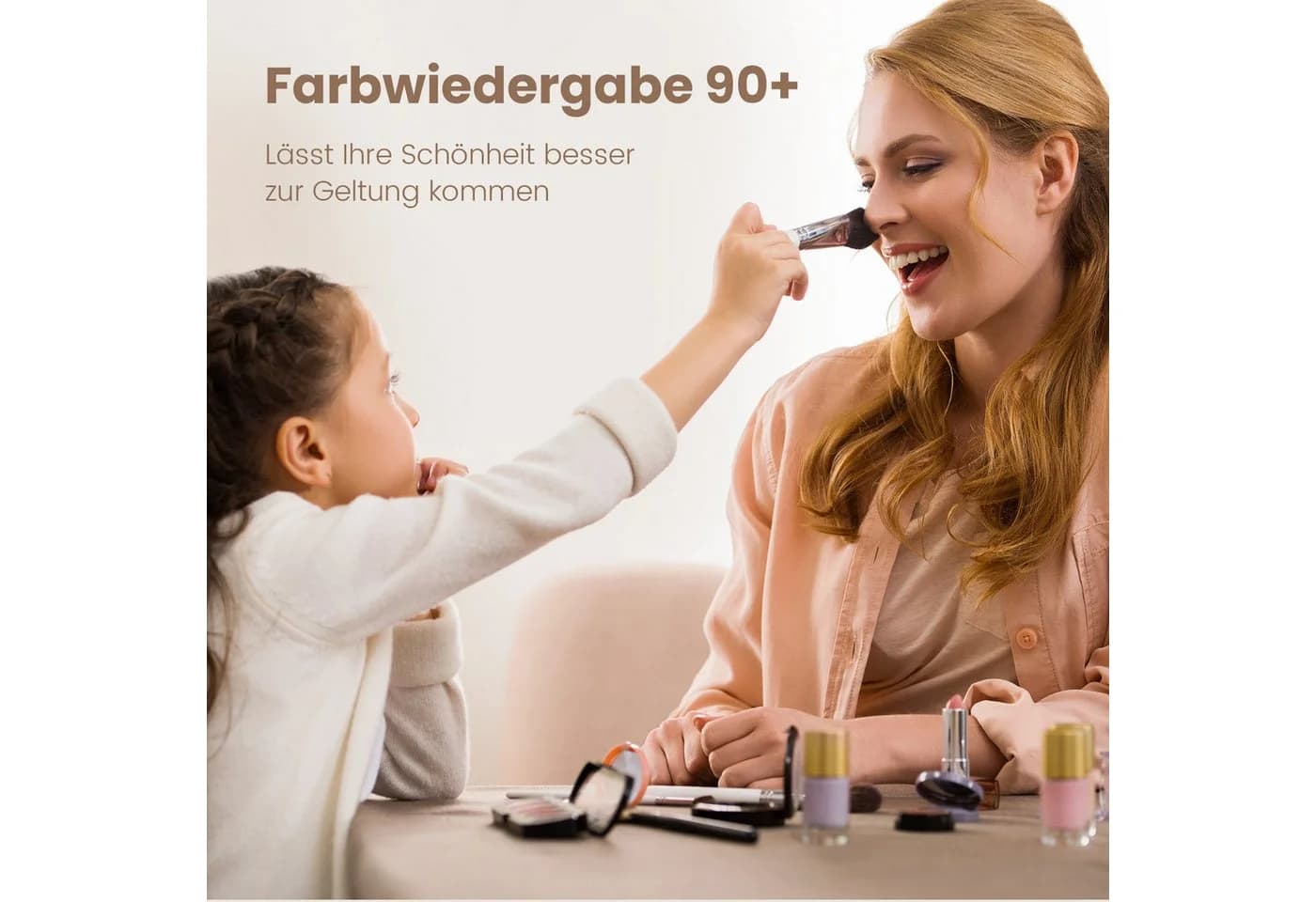 EMKE Badspiegel mit Beleuchtung 3-fach Vergrößerung 80-100cm - Bild 5
