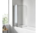 EMKE Badewannenfaltwand Duschwand 6mm Glas NANO Chrom Bild 5