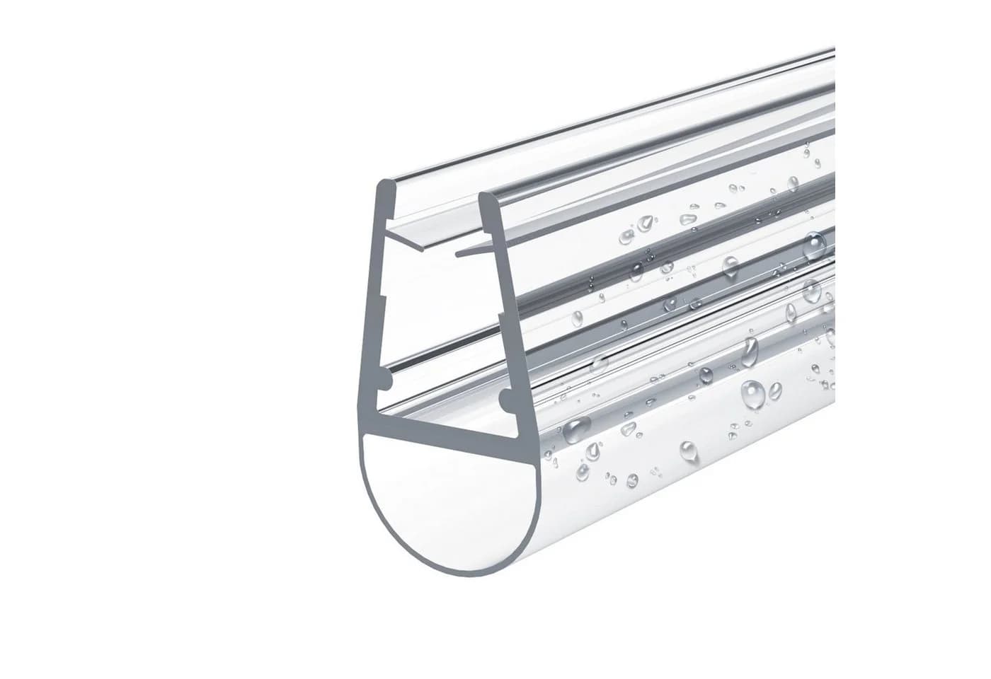 EMKE Duschdichtung Ersatzdichtung Wasserabweiser transparent - Bild 2