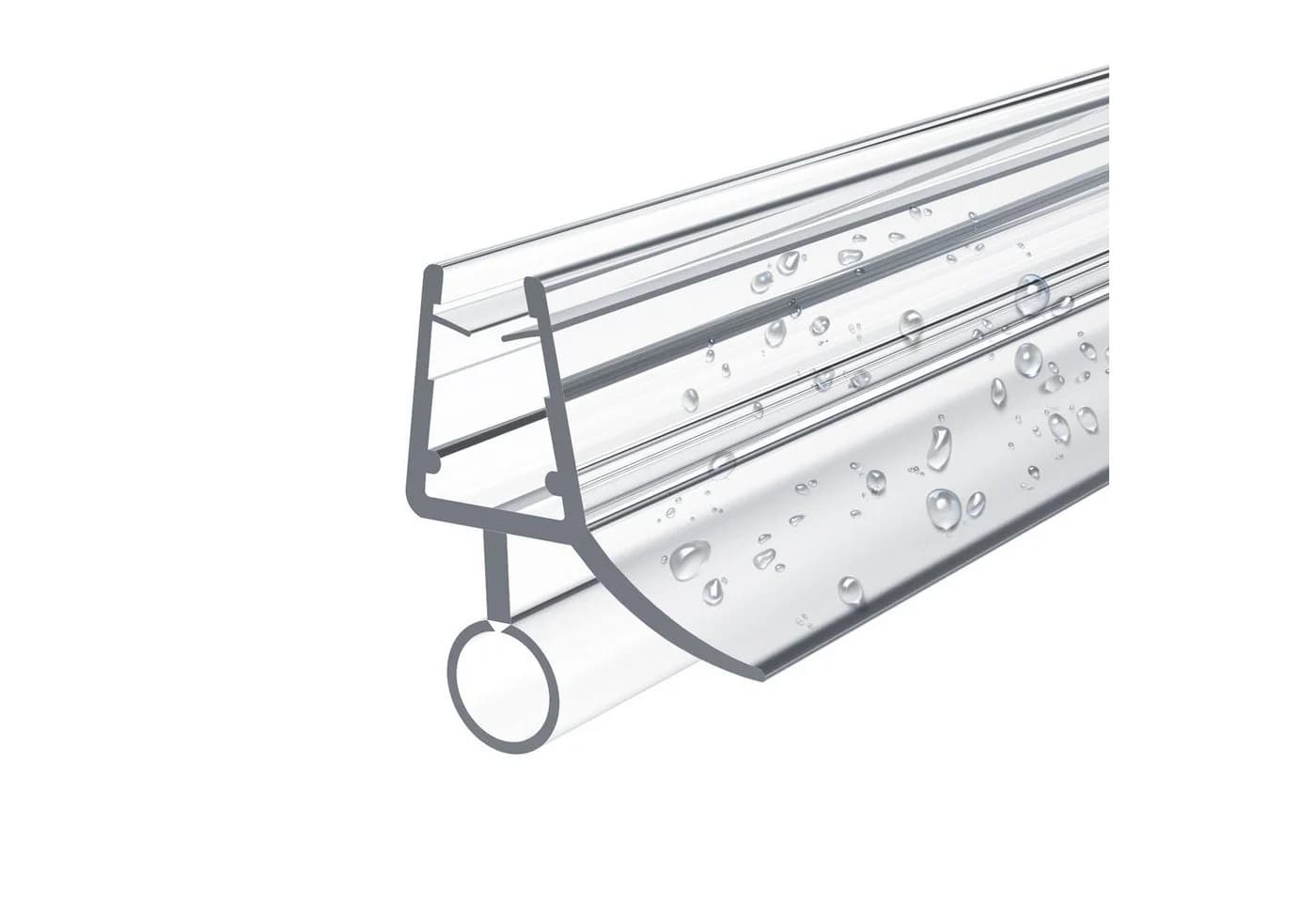 EMKE Duschdichtung Wasserabweiser Duschtürdichtung 60 cm - Bild 2