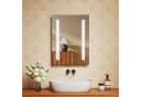 EMKE LED Badspiegel mit Beleuchtung IP44 Wandschalter Bild 2