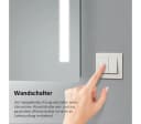 EMKE LED Badspiegel mit Beleuchtung IP44 Wandschalter Bild 3