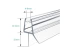 EMKE Duschdichtung Ersatzdichtung Wasserabweiser Duschdichtung für 4-6 mm Glastür, L: 60 cm Bild 1