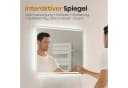 EMKE Badspiegel LED Touchschalter Dimmbar Antibeschlag Aluminium Bild 4