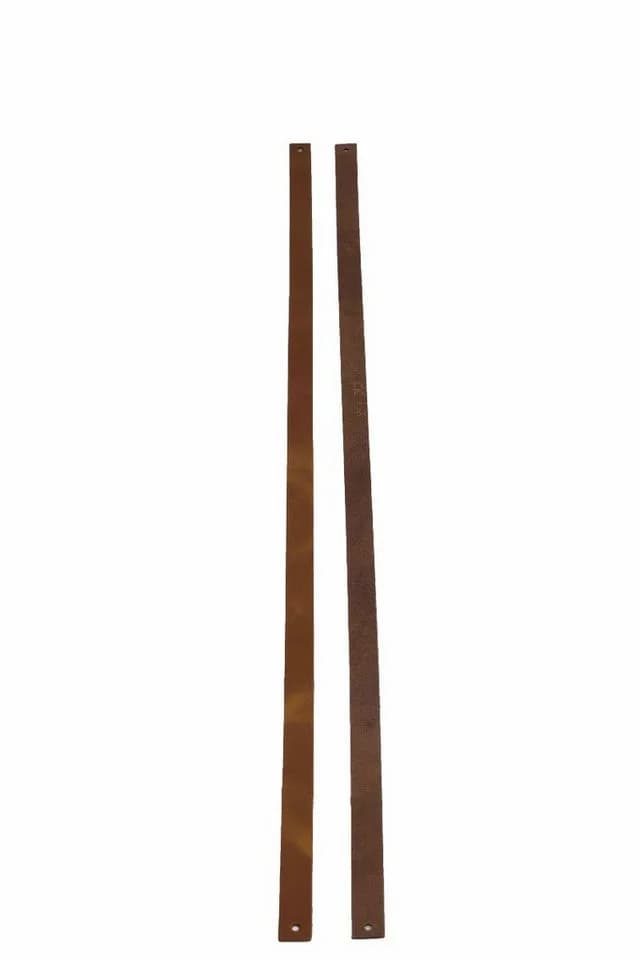 Crafted Leather & Lifestyle Wandregalhalter Leder Cognac 2-tlg. Rindsleder