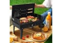 LALAHO Tragbarer Holzkohlegrill mit Deckel, Klappgrill für Camping Bild 5