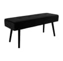 ebuy24 Bank Skube Sitzbank schwarz Velour Bild 1