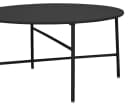 ebuy24 Gartentisch Penny Schwarz Ø 70 cm Bild 1