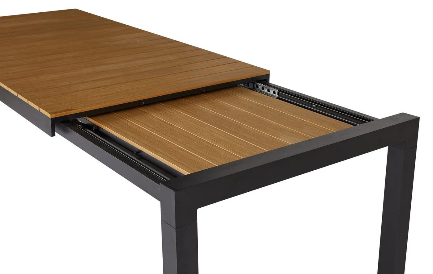 ebuy24 Gartentisch Joan Schwarz Ausziehbar Aluminium HDPE - Bild 3