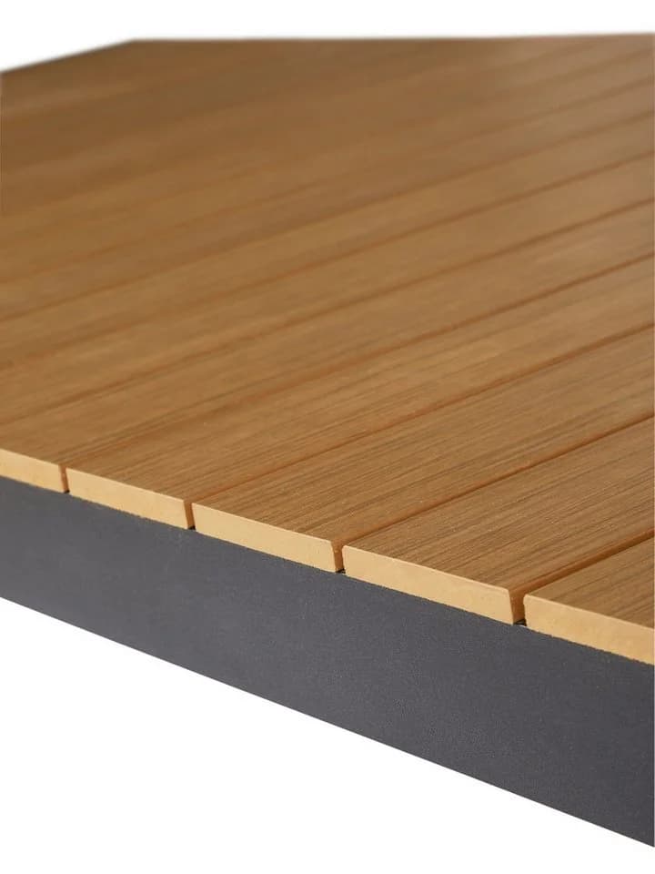 ebuy24 Gartentisch Joan Schwarz Ausziehbar Aluminium HDPE - Bild 5