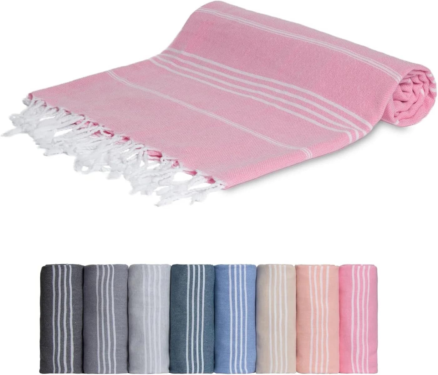 livessa Strandtuch Meby Baumwolle 100x200 cm Rosa - Bild 2