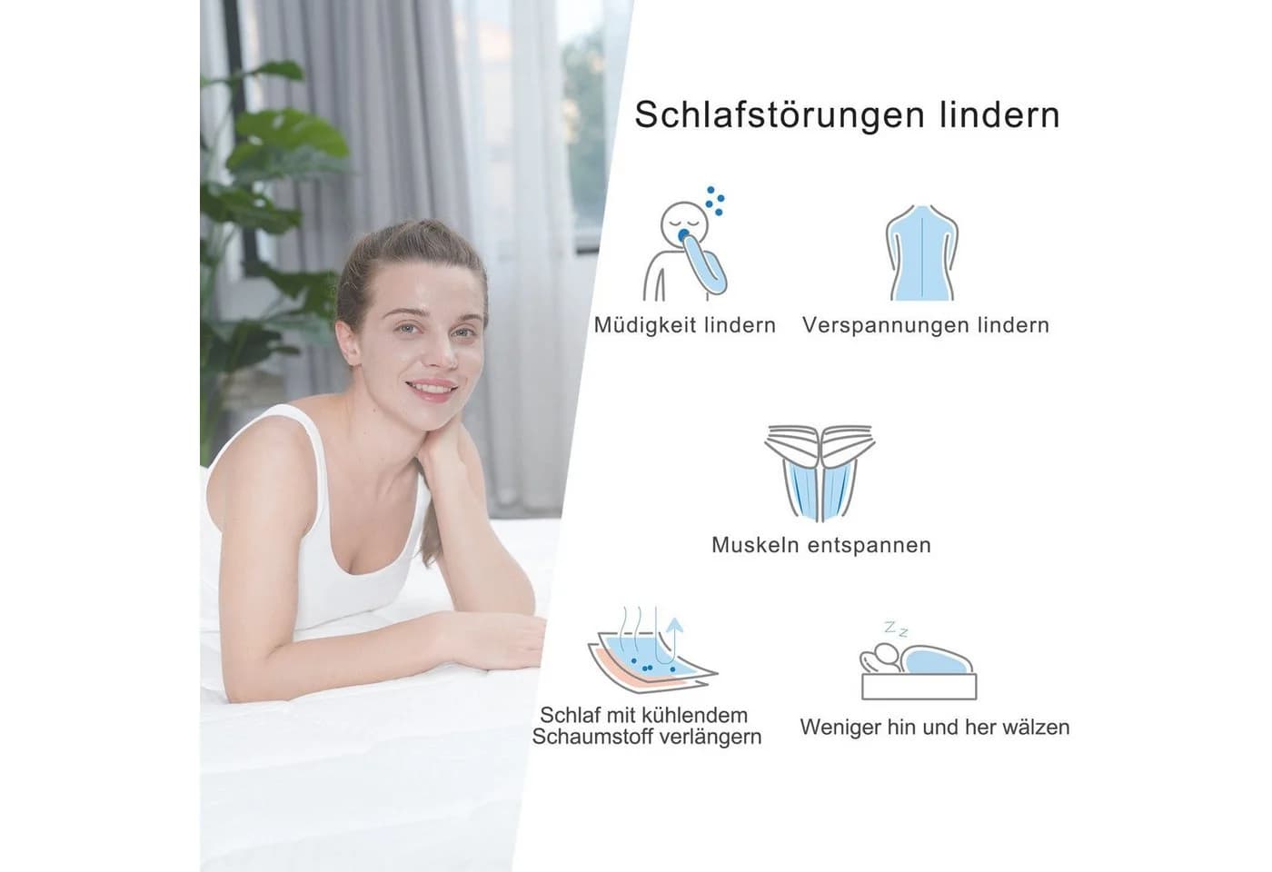 HOMAVO Taschenfederkernmatratze 10 Schichten 7 Zonen 25 cm - Bild 5