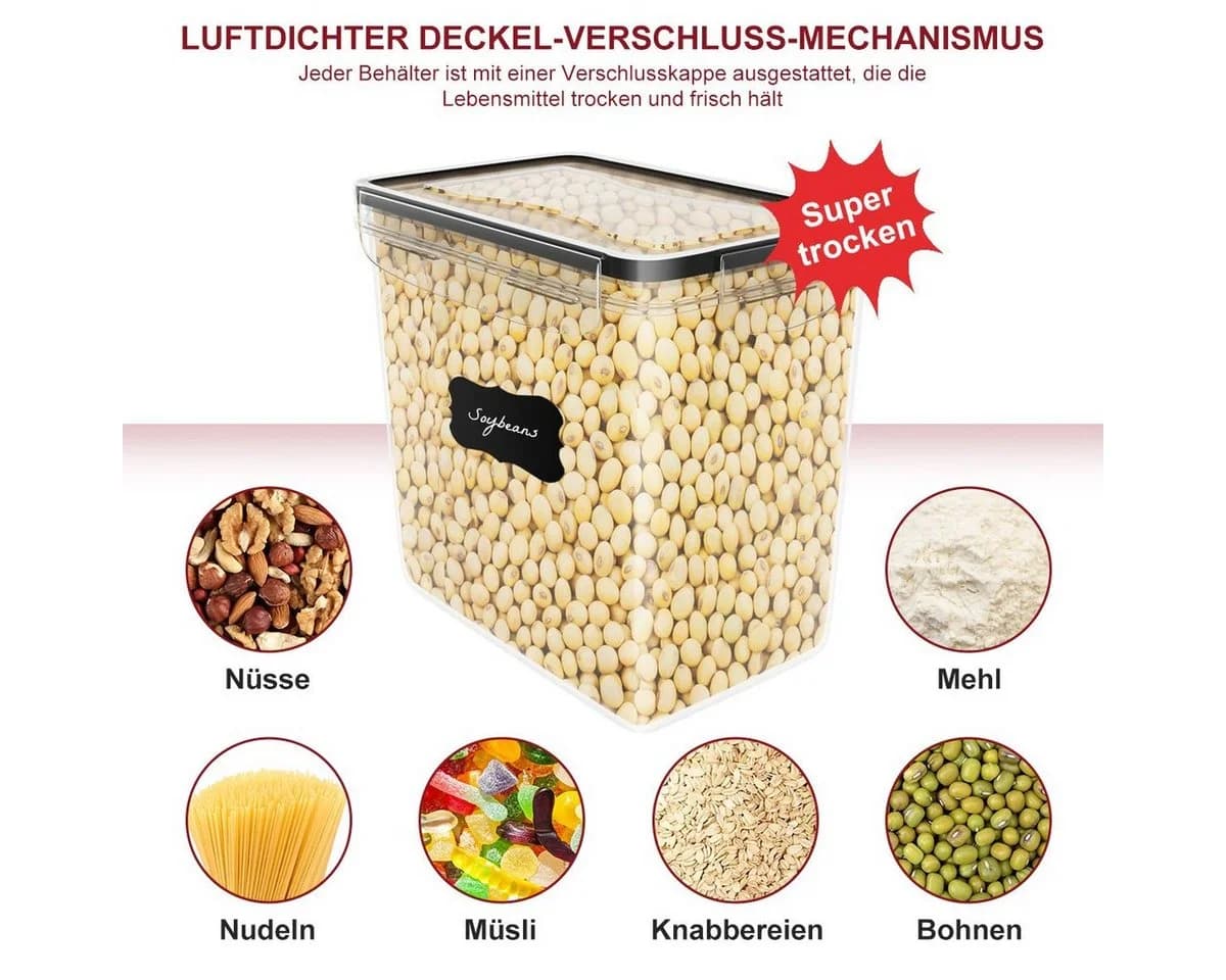 Simloveve Vorratsdosen-Set 22-tlg. Stapelbar BPA-frei