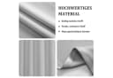 Simloveve Verdunkelungsvorhang 2er-Set Grau-Weiß Polyester Bild 4