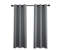 Simloveve Vorhang Gardinen Wärmeisolierende Schlafzimmer Blackout Curtain Lärmschutz 2er-Set Polyester Bild 1