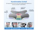 Simloveve Kopfkissen Nackenstützkissen, Ergonomisches Memory Foam Kissen für Seiten, Rücken & Bauchschläfer Bild 1